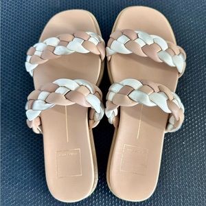 Dolce Vita Glade Beige Multi Stella Braided Sandals